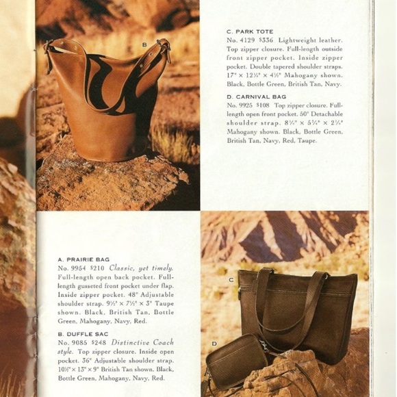 Vintage Coach Duffle Sac 9085 British Tan - Picture 14 of 14